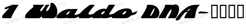 1 Waldo DNA字体转换